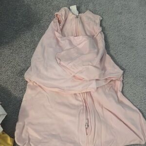 Small pink used swaddle